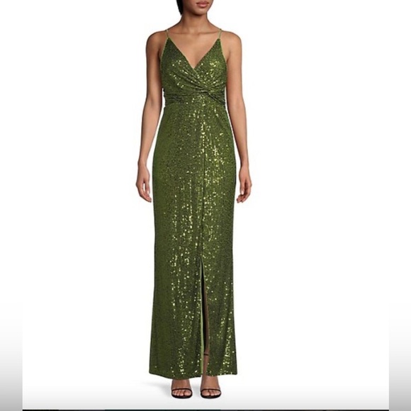 TFNC Sleeveless Sequinned Maxi Dress - Picture 1 of 5